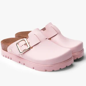 Andora clogs i läder för dam - ljusrosa