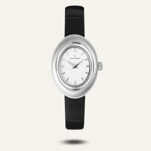 Belle Oval Leather  Watch