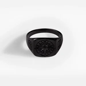 Compass Signature - Svart ring