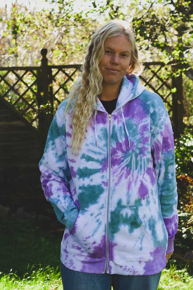 Batik Zip hoodie | XXL - Bild 3